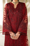 Baroque Chantelle Embroidered Net Unstitched 3Pc Suit CH14-01