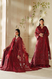 Baroque Chantelle Embroidered Net Unstitched 3Pc Suit CH14-01