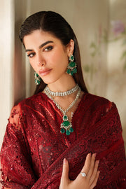 Baroque Chantelle Embroidered Net Unstitched 3Pc Suit CH14-01