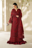 Baroque Chantelle Embroidered Net Unstitched 3Pc Suit CH14-01