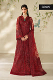 Baroque Chantelle Embroidered Net Unstitched 3Pc Suit CH14-01
