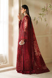 Baroque Chantelle Embroidered Net Unstitched 3Pc Suit CH14-01