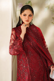 Baroque Chantelle Embroidered Net Unstitched 3Pc Suit CH14-01