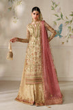Baroque Chantelle Embroidered Net Unstitched 3Pc Suit CH14-02