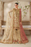 Baroque Chantelle Embroidered Net Unstitched 3Pc Suit CH14-02