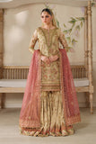 Baroque Chantelle Embroidered Net Unstitched 3Pc Suit CH14-02