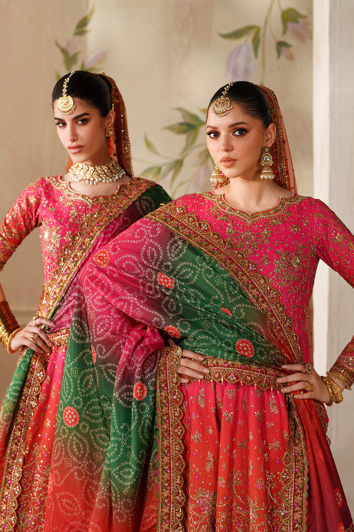 Baroque Chantelle Embroidered Raw Silk Unstitched 3Pc Suit CH14-03