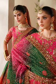 Baroque Chantelle Embroidered Raw Silk Unstitched 3Pc Suit CH14-03