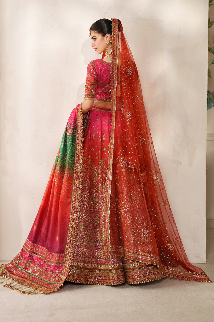Baroque Chantelle Embroidered Raw Silk Unstitched 3Pc Suit CH14-03
