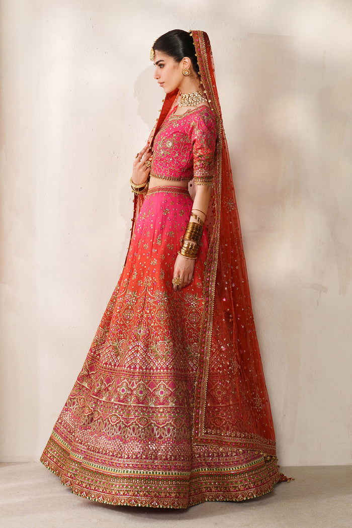 Baroque Chantelle Embroidered Raw Silk Unstitched 3Pc Suit CH14-03
