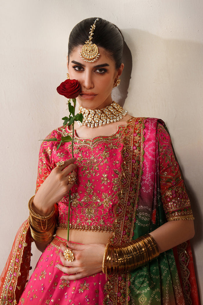 Baroque Chantelle Embroidered Raw Silk Unstitched 3Pc Suit CH14-03