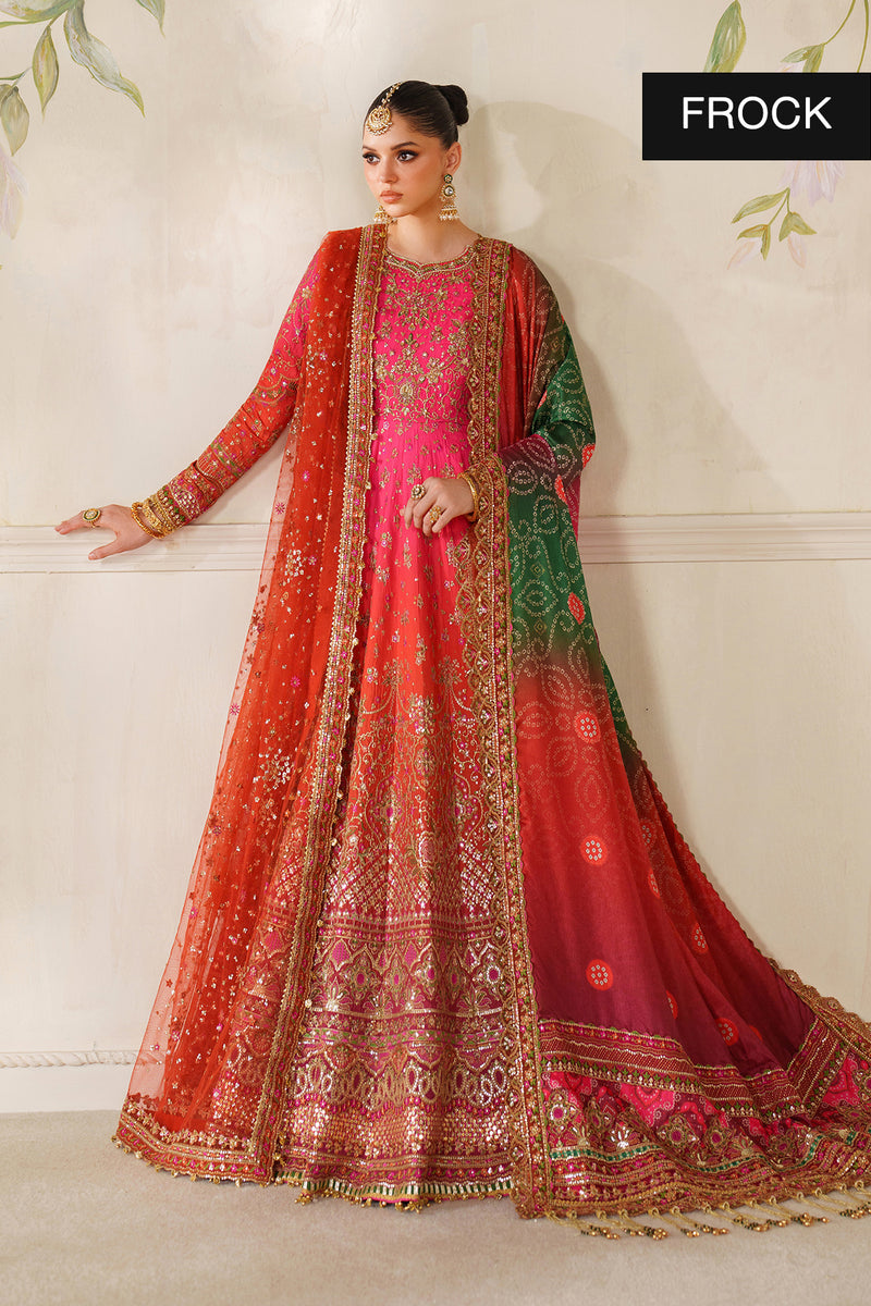 Baroque Chantelle Embroidered Raw Silk Unstitched 3Pc Suit CH14-03
