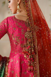 Baroque Chantelle Embroidered Raw Silk Unstitched 3Pc Suit CH14-03