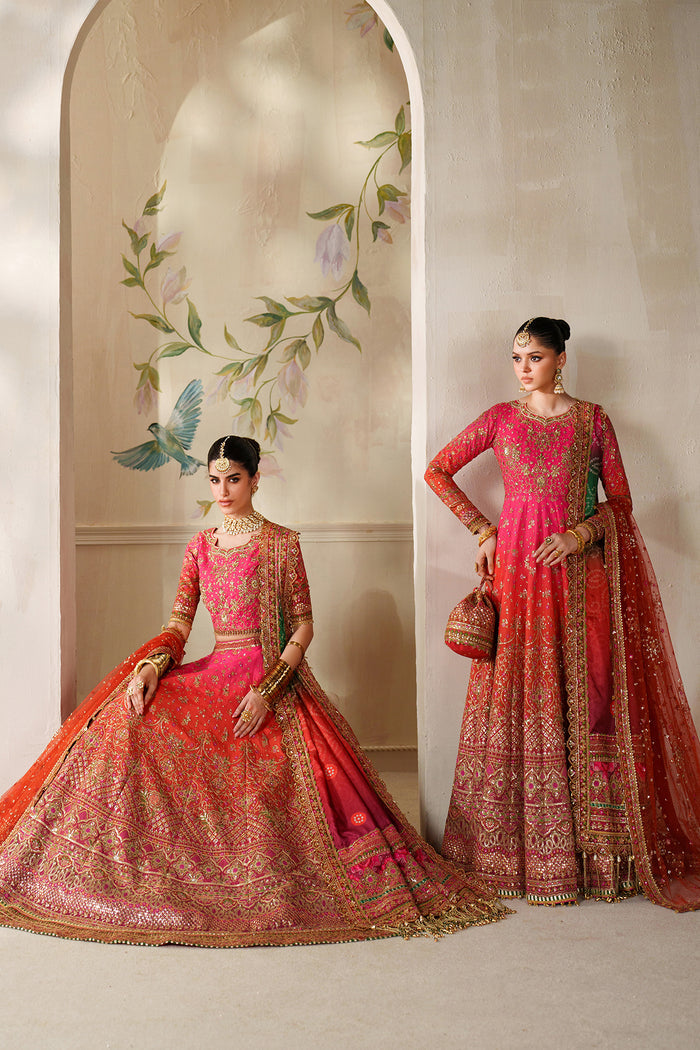 Baroque Chantelle Embroidered Raw Silk Unstitched 3Pc Suit CH14-03