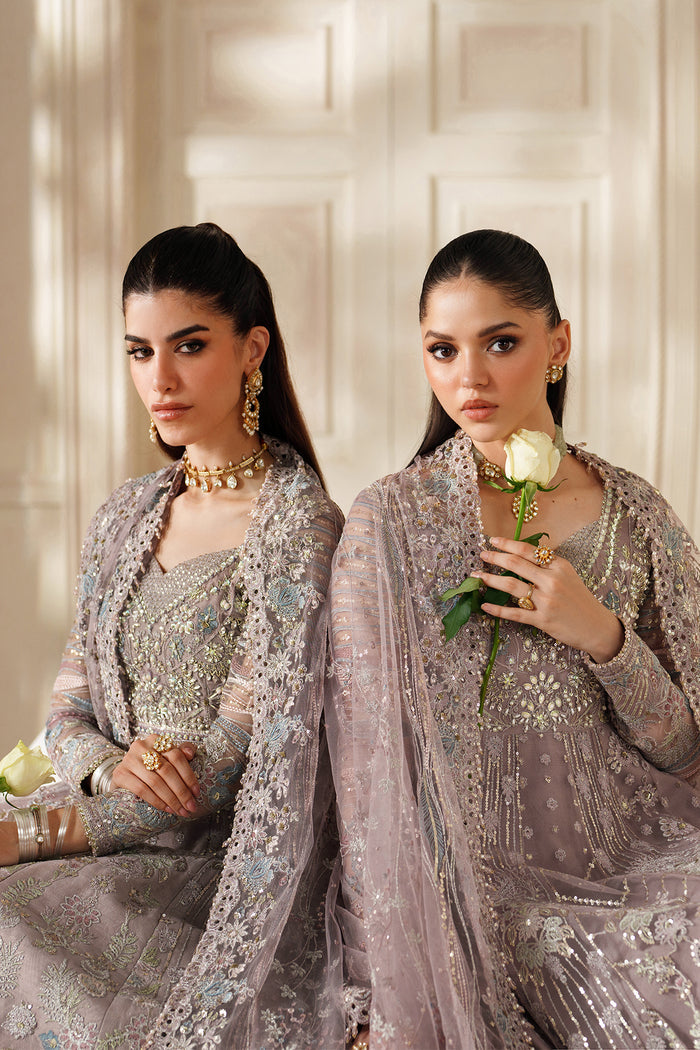 Baroque Chantelle Embroidered Net Unstitched 3Pc Suit CH14-04