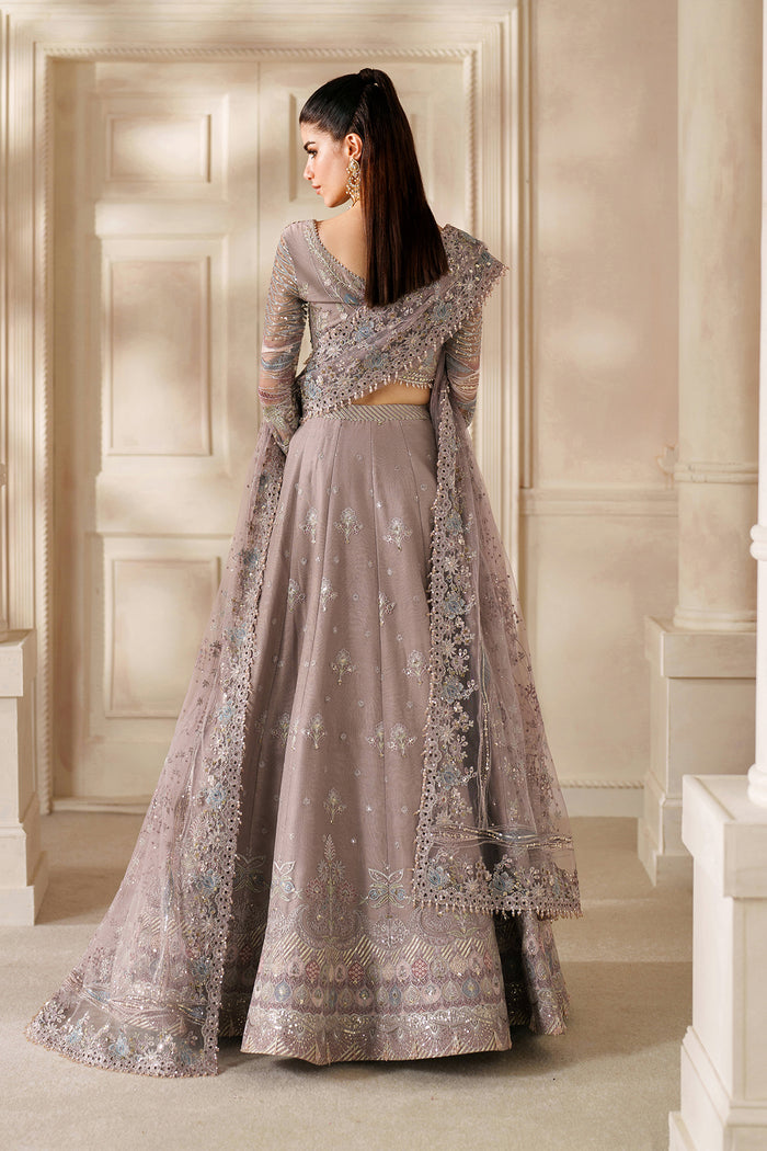Baroque Chantelle Embroidered Net Unstitched 3Pc Suit CH14-04