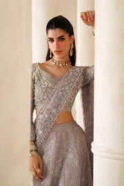 Baroque Chantelle Embroidered Net Unstitched 3Pc Suit CH14-04
