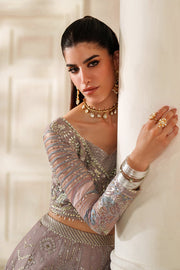 Baroque Chantelle Embroidered Net Unstitched 3Pc Suit CH14-04