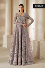 Baroque Chantelle Embroidered Net Unstitched 3Pc Suit CH14-04