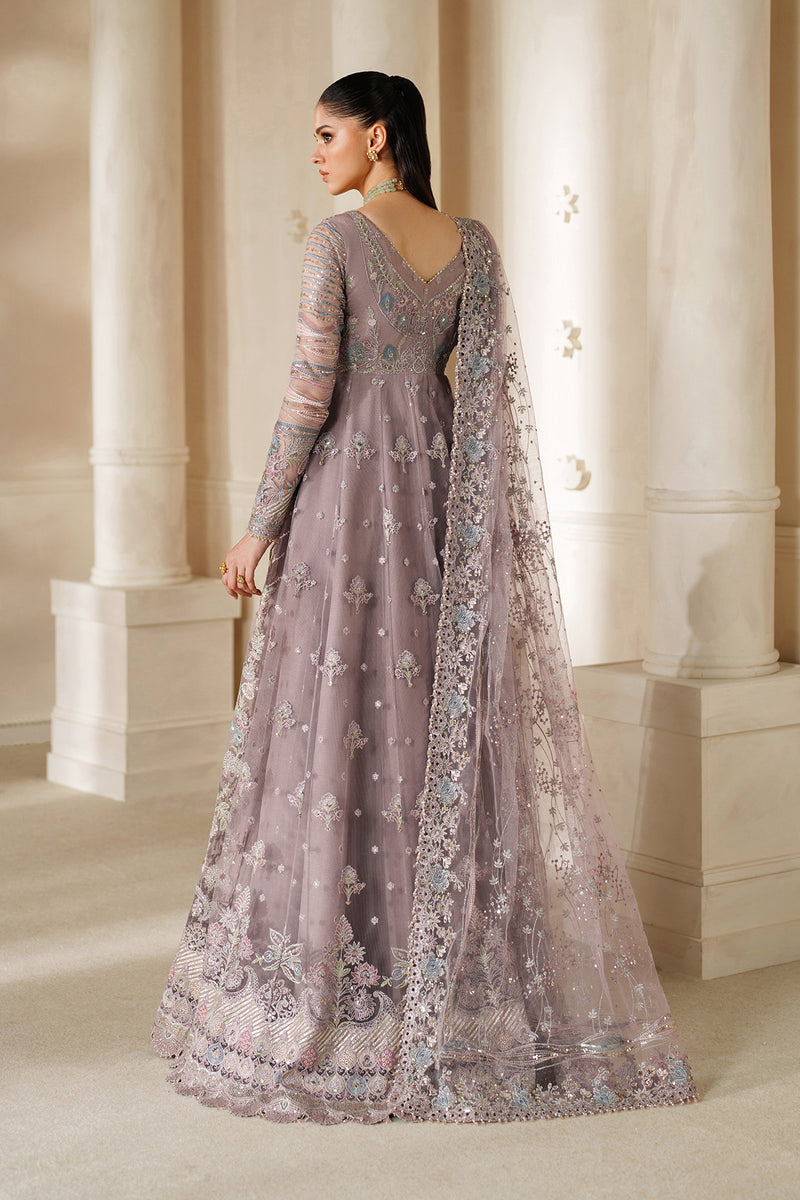 Baroque Chantelle Embroidered Net Unstitched 3Pc Suit CH14-04