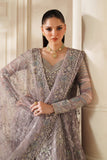 Baroque Chantelle Embroidered Net Unstitched 3Pc Suit CH14-04