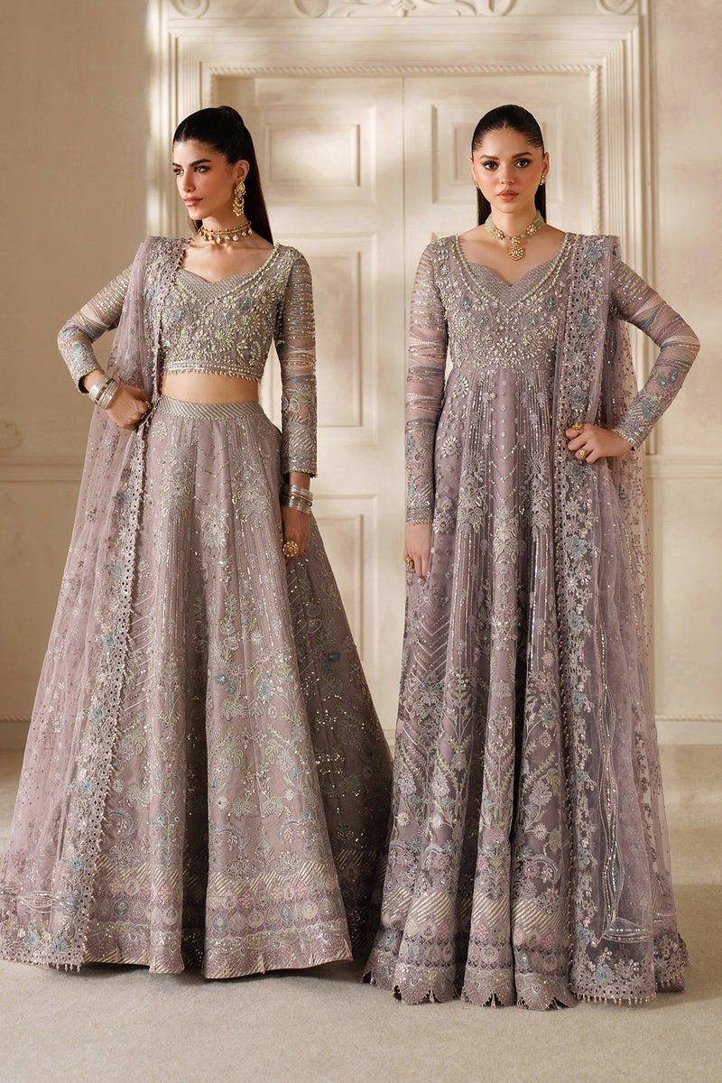 Baroque Chantelle Embroidered Net Unstitched 3Pc Suit CH14-04