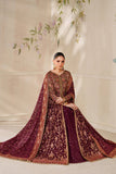 Baroque Chantelle Embroidered Chiffon Unstitched 3Pc Suit CH14-05