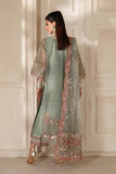 Baroque Chantelle Embroidered Net Unstitched 3Pc Suit CH14-06