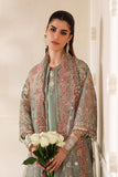 Baroque Chantelle Embroidered Net Unstitched 3Pc Suit CH14-06