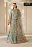 Baroque Chantelle Embroidered Net Unstitched 3Pc Suit CH14-06