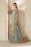Baroque Chantelle Embroidered Net Unstitched 3Pc Suit CH14-06
