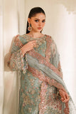 Baroque Chantelle Embroidered Net Unstitched 3Pc Suit CH14-06