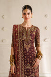 Baroque Chantelle Embroidered Chiffon Unstitched 3Pc Suit CH14-07