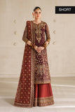 Baroque Chantelle Embroidered Chiffon Unstitched 3Pc Suit CH14-07
