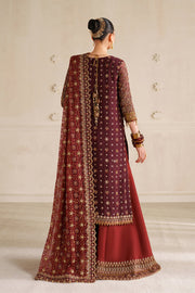 Baroque Chantelle Embroidered Chiffon Unstitched 3Pc Suit CH14-07