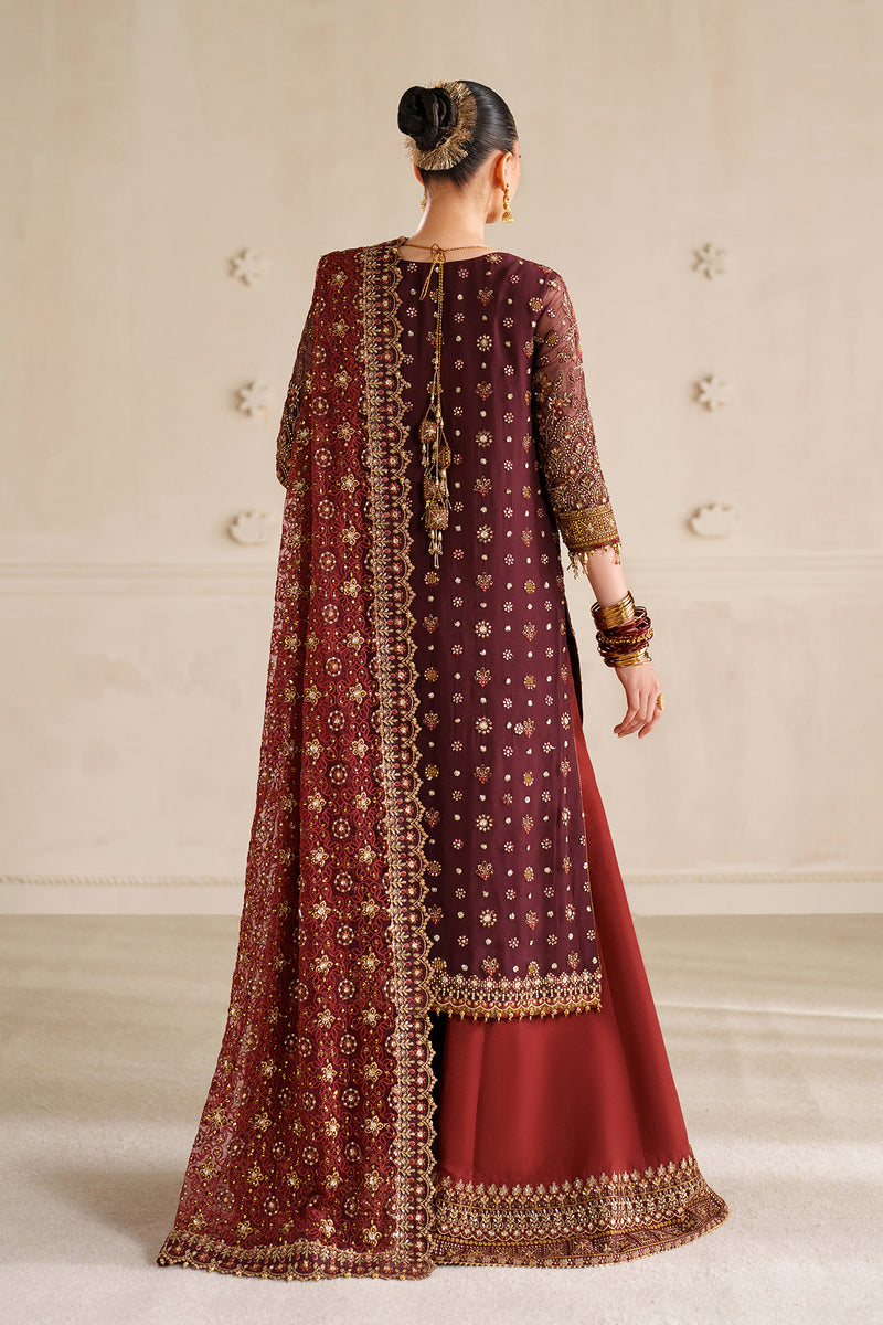 Baroque Chantelle Embroidered Chiffon Unstitched 3Pc Suit CH14-07