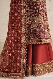 Baroque Chantelle Embroidered Chiffon Unstitched 3Pc Suit CH14-07