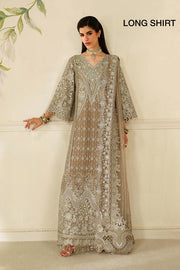 Baroque Chantelle Embroidered Chiffon Unstitched 3Pc Suit CH14-08