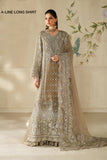 Baroque Chantelle Embroidered Chiffon Unstitched 3Pc Suit CH14-08