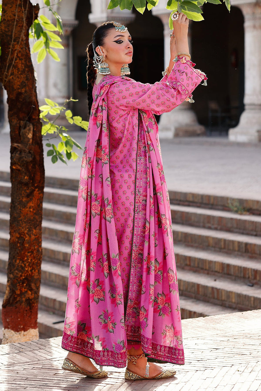 Charizma Summer Lawn Unstitched Embroidered 3Pc Suit CH6-01