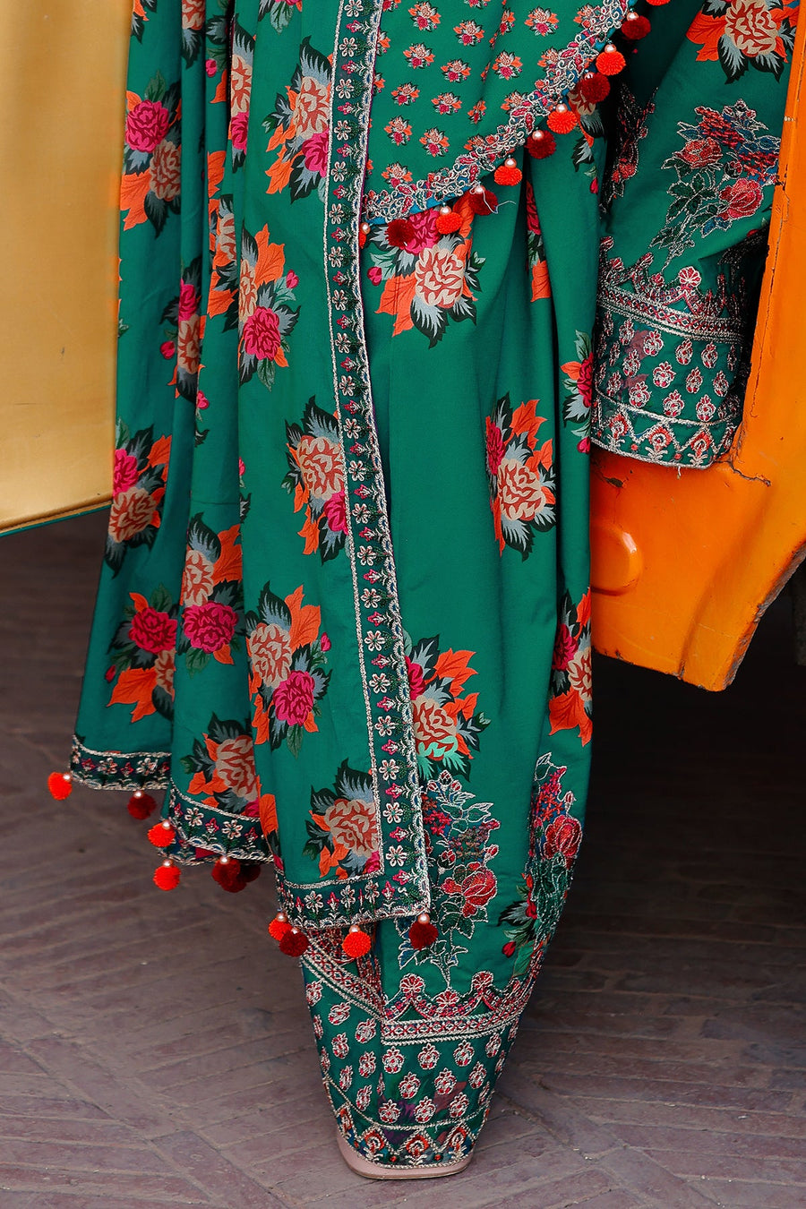 Charizma Summer Lawn Unstitched Embroidered 3Pc Suit CH6-02