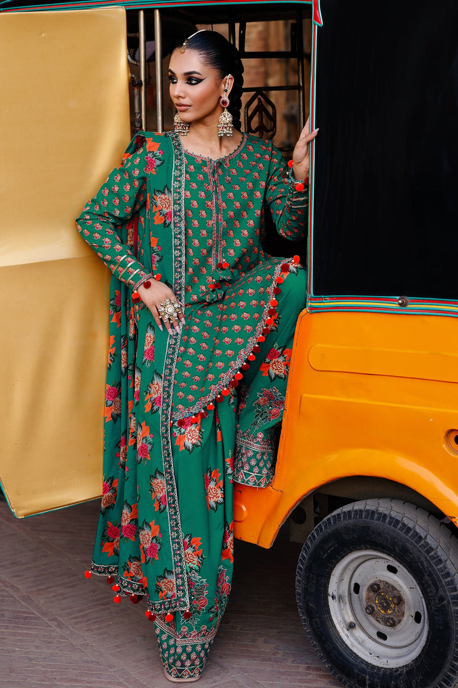 Charizma Summer Lawn Unstitched Embroidered 3Pc Suit CH6-02