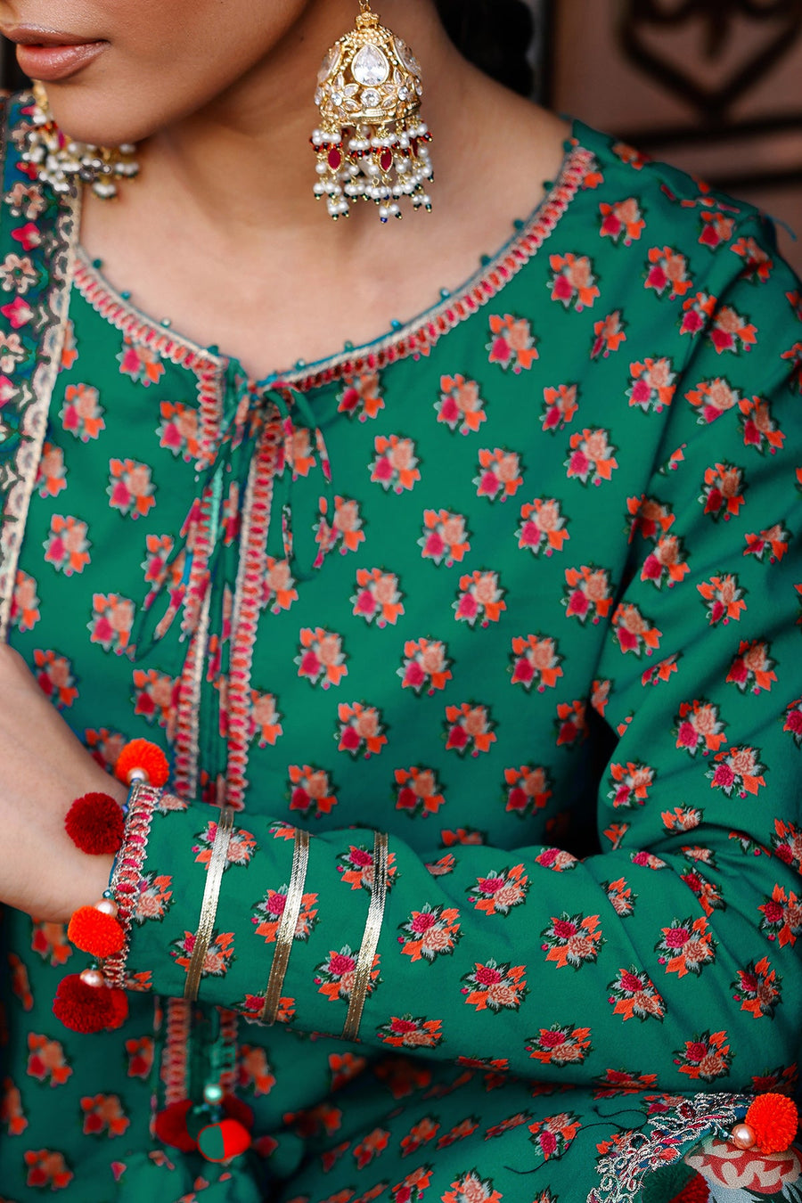 Charizma Summer Lawn Unstitched Embroidered 3Pc Suit CH6-02