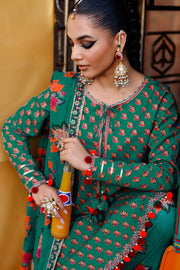Charizma Summer Lawn Unstitched Embroidered 3Pc Suit CH6-02