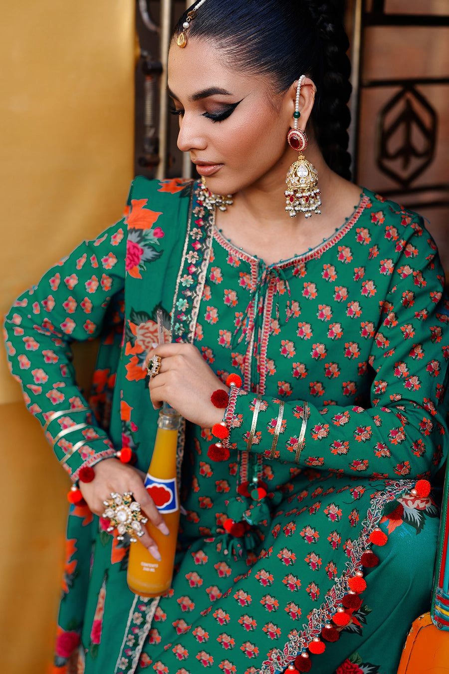 Charizma Summer Lawn Unstitched Embroidered 3Pc Suit CH6-02