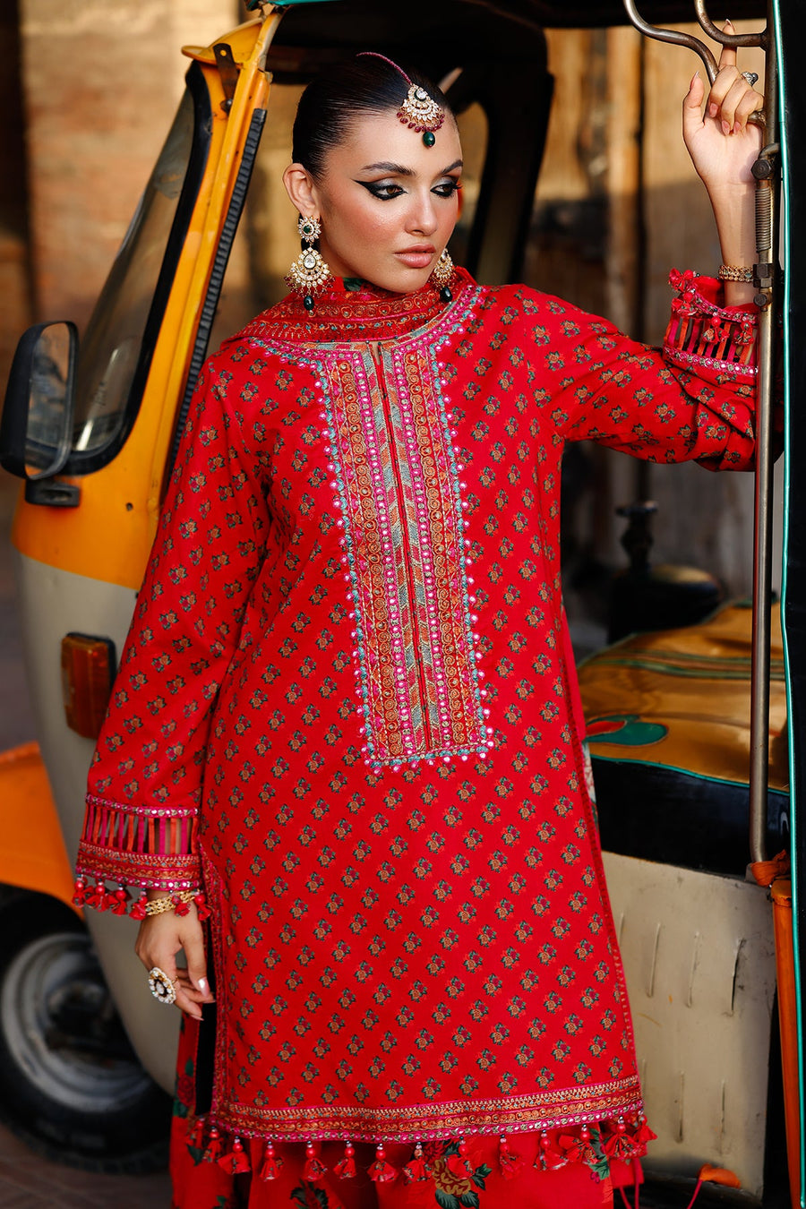 Charizma Summer Lawn Unstitched Embroidered 3Pc Suit CH6-03