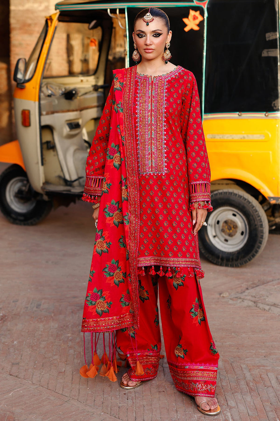 Charizma Summer Lawn Unstitched Embroidered 3Pc Suit CH6-03