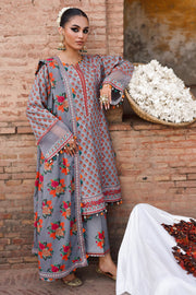 Charizma Summer Lawn Unstitched Embroidered 3Pc Suit CH6-04