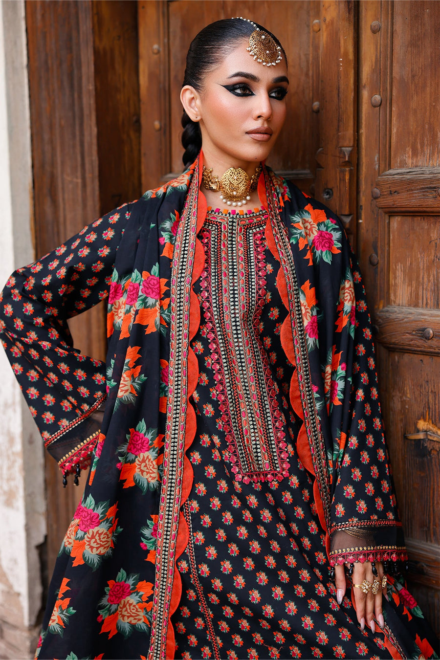 Charizma Summer Lawn Unstitched Embroidered 3Pc Suit CH6-05