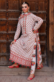 Charizma Summer Lawn Unstitched Embroidered 3Pc Suit CH6-06